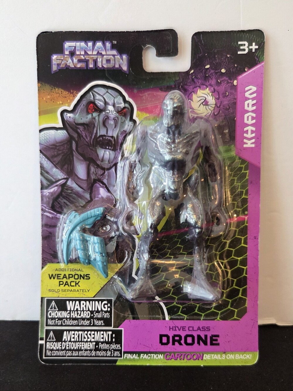 Final Faction Drone Kharn Hive Class Series 1 Action Figure 3.5" NIP